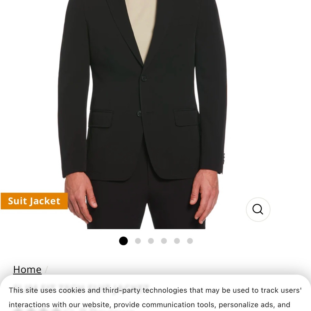 Perry Ellis Classic Black Blazer